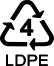 Recycling code for low density Polyethylene