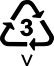Recycling code for polyvinyl chloride